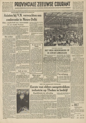 Provinciale Zeeuwse Courant 1955-02-05