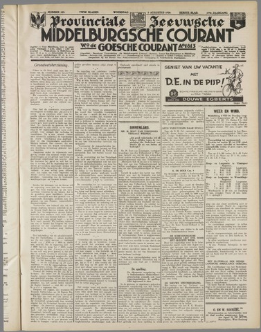Middelburgsche Courant 1936-08-05