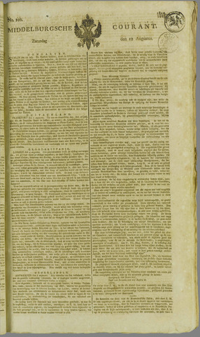 Middelburgsche Courant 1815-08-12