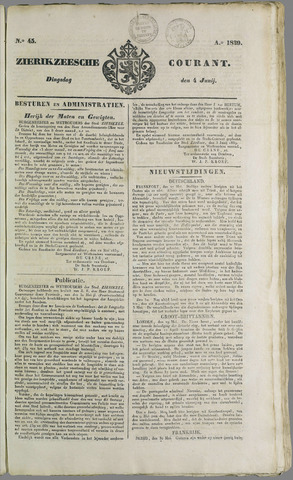 Zierikzeesche Courant 1839-06-04