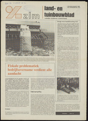 Zeeuwsch landbouwblad ... ZLM land- en tuinbouwblad 1985-03-08