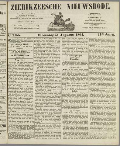 Zierikzeesche Nieuwsbode 1864-08-31