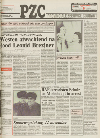 Provinciale Zeeuwse Courant 1982-11-12