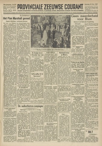 Provinciale Zeeuwse Courant 1947-11-22
