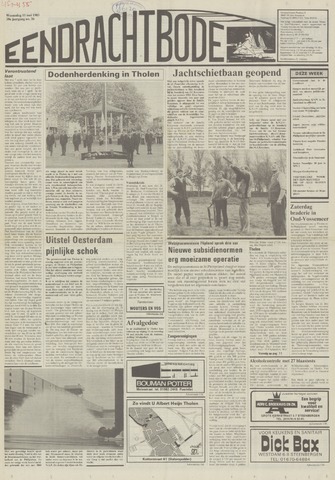 Eendrachtbode /Mededeelingenblad voor het eiland Tholen 1983-05-11