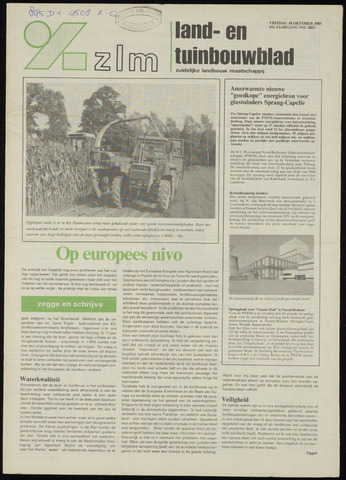 Zeeuwsch landbouwblad ... ZLM land- en tuinbouwblad 1985-10-18