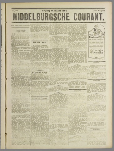 Middelburgsche Courant 1924-03-14