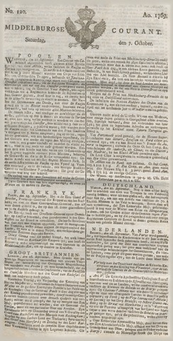 Middelburgsche Courant 1769-10-07