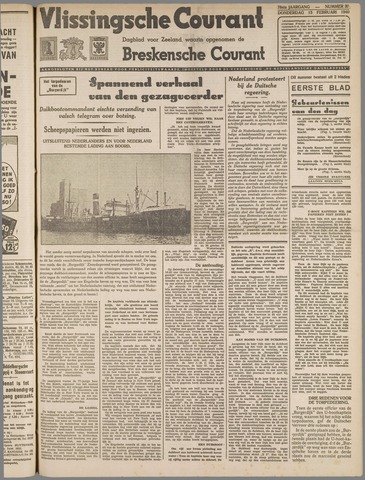Vlissingse Courant 1940-02-15