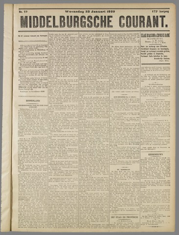 Middelburgsche Courant 1929-01-23
