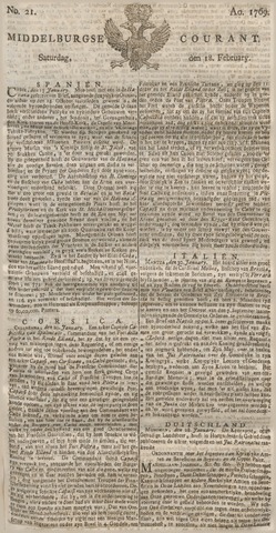 Middelburgsche Courant 1769-02-18