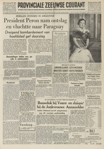Provinciale Zeeuwse Courant 1955-09-20
