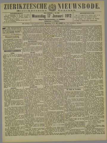 Zierikzeesche Nieuwsbode 1912-01-17
