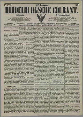 Middelburgsche Courant 1894-11-24