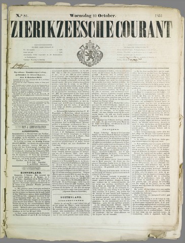 Zierikzeesche Courant 1855-10-10