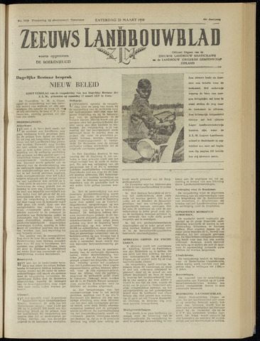 Zeeuwsch landbouwblad ... ZLM land- en tuinbouwblad 1958-03-22