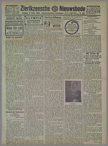 Zierikzeesche Nieuwsbode 1931-02-06