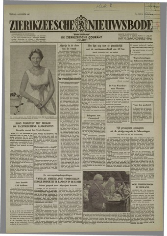 Zierikzeesche Nieuwsbode 1957-08-02