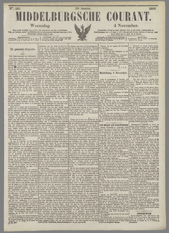 Middelburgsche Courant 1896-11-04