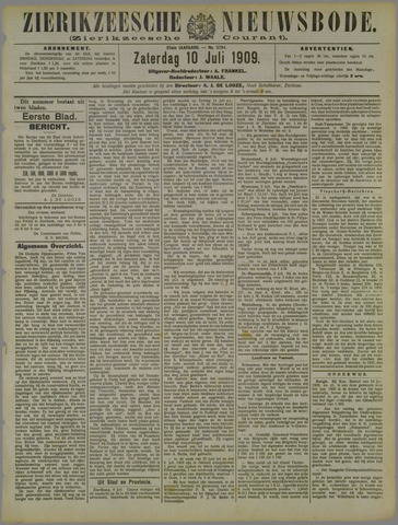 Zierikzeesche Nieuwsbode 1909-07-10