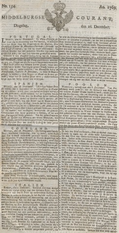 Middelburgsche Courant 1769-12-26