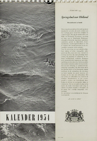 Watersnood documentatie 1953 - diversen 1954-01-04