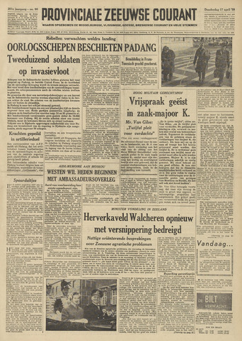 Provinciale Zeeuwse Courant 1958-04-17