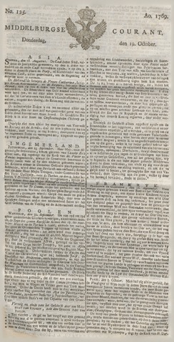 Middelburgsche Courant 1769-10-19