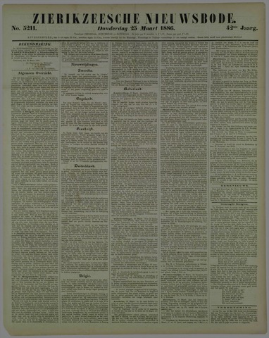 Zierikzeesche Nieuwsbode 1886-03-25