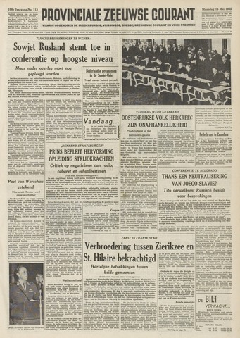 Provinciale Zeeuwse Courant 1955-05-16