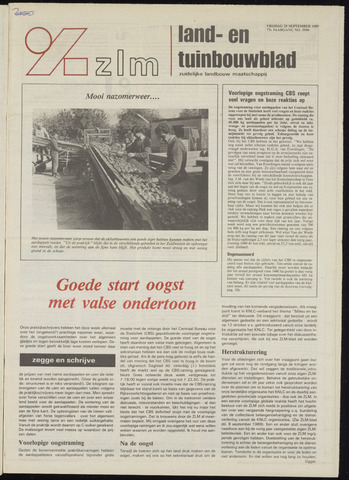Zeeuwsch landbouwblad ... ZLM land- en tuinbouwblad 1989-09-29