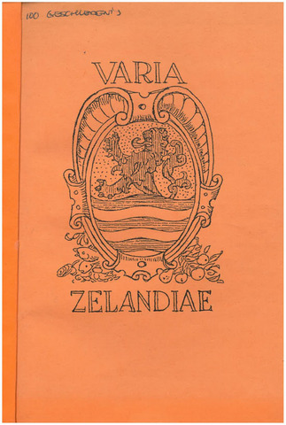 Varia Zeelandiae 1984-12-01