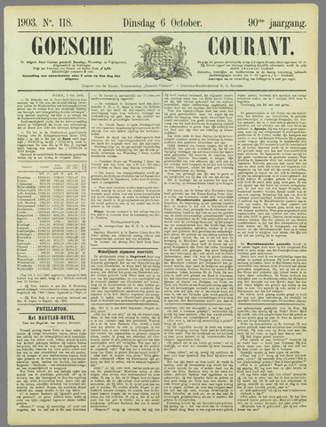 Goessche Courant 1903-10-06