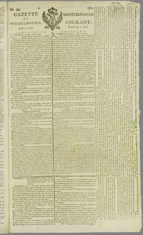 Middelburgsche Courant 1811-04-11