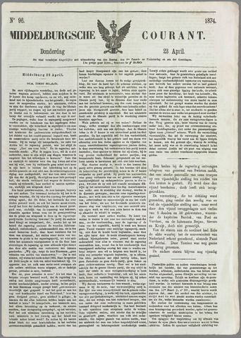 Middelburgsche Courant 1874-04-23